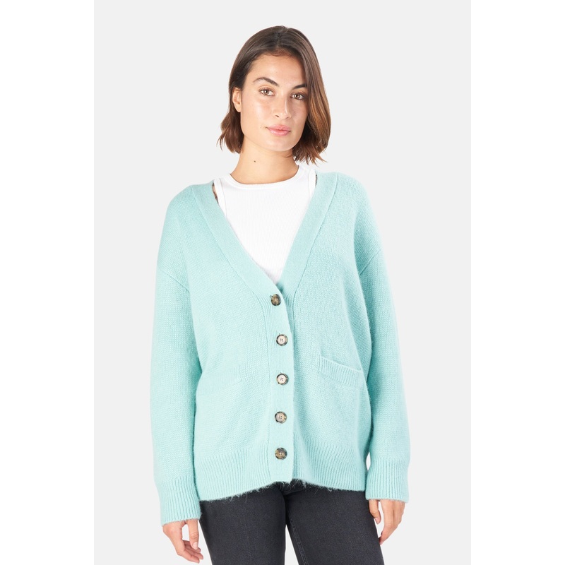 90s Oversized Cardigan Spearmint
