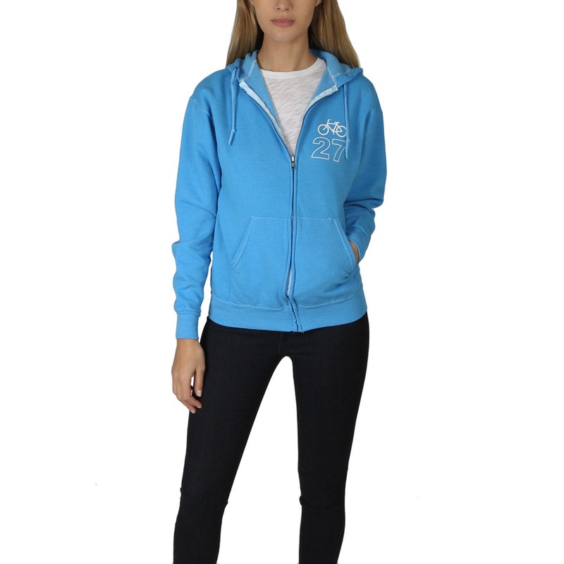 Bicycle 27 Hoodie Sky Blue|XXS|XS|S|M|L|XL|XXL|XXXL