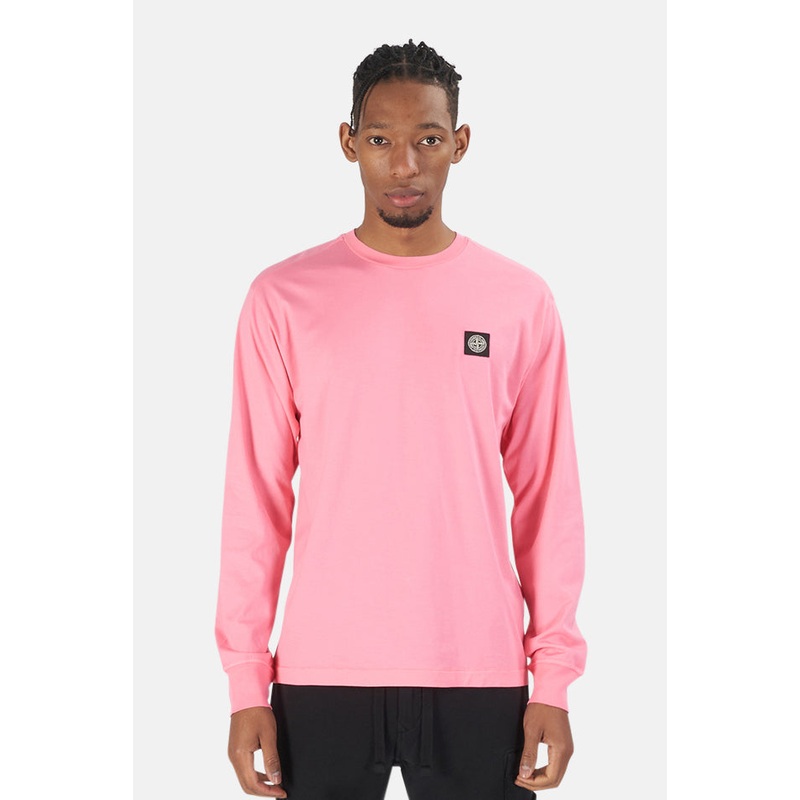 Chest Logo Long Sleeve Tee Cyclamen