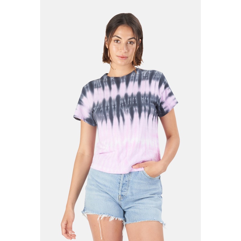Classic Tee Stripe Tie Dye Blossom