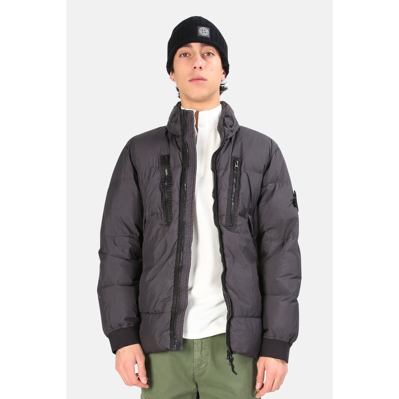 Crinkle Reps Down Jacket Charcoal