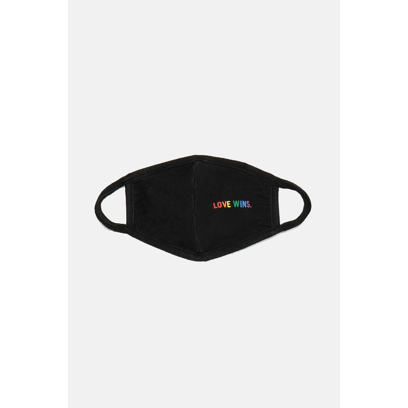 Jersey Mask Love Wins Black|OS