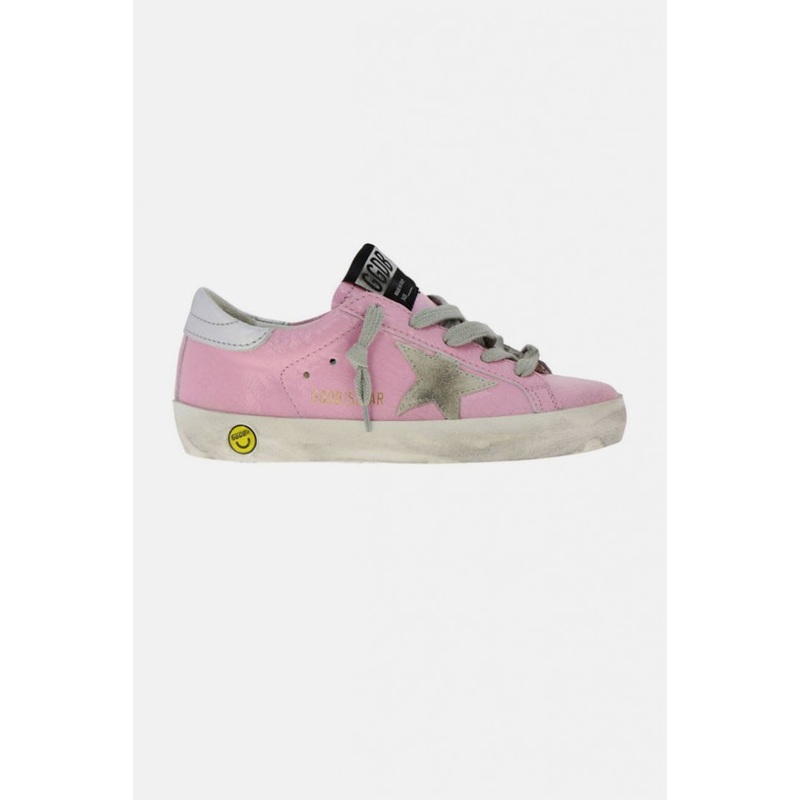 Kids Super-Star Low Top Sneaker Pink Wall/Ice Star