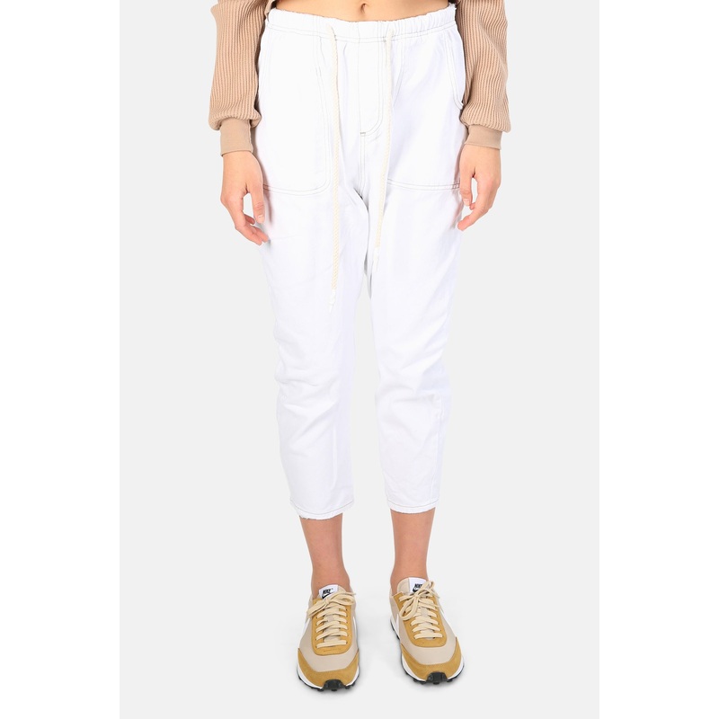 Shabby Kingpins Boyfriend Jean White Beauty