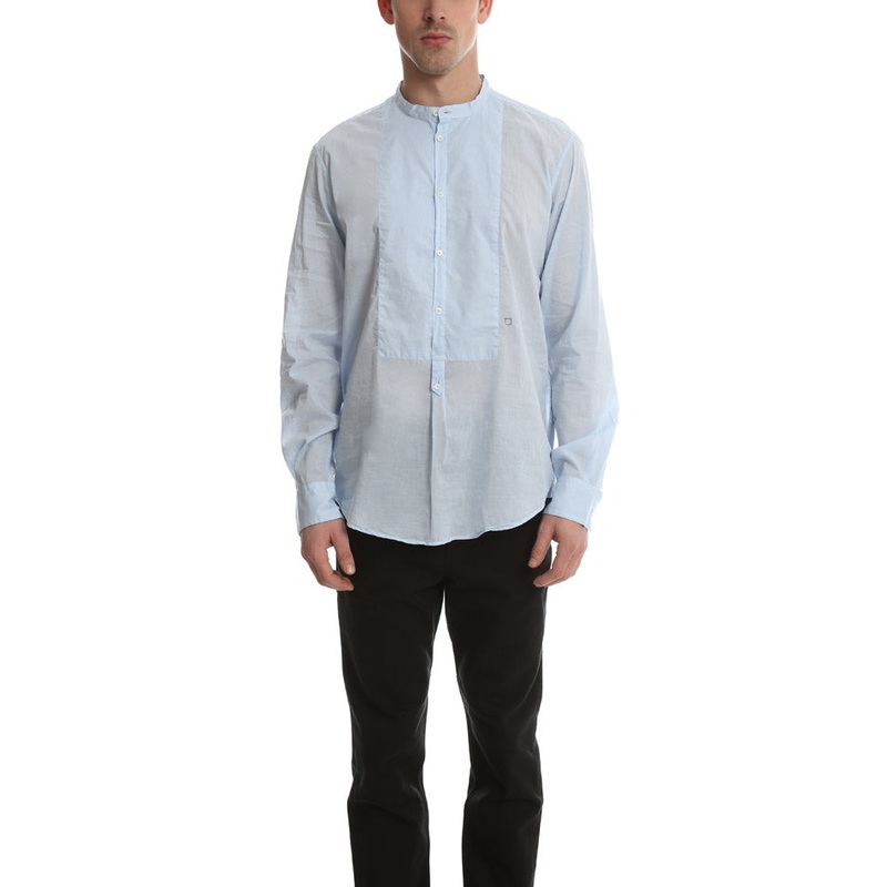 Sky Blue Massmio Alba Priest Collared Shirt