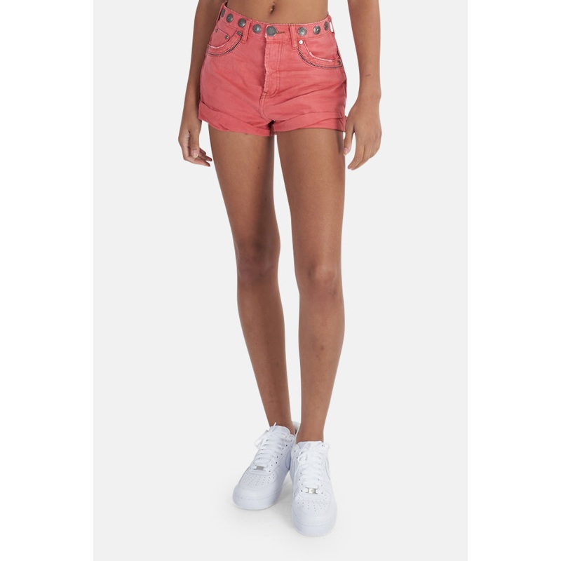 Studded Bandits Short Coral|23|24|25|26|27|28