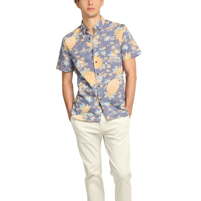 The Bobbin Short Sleeve Shirt Purple
