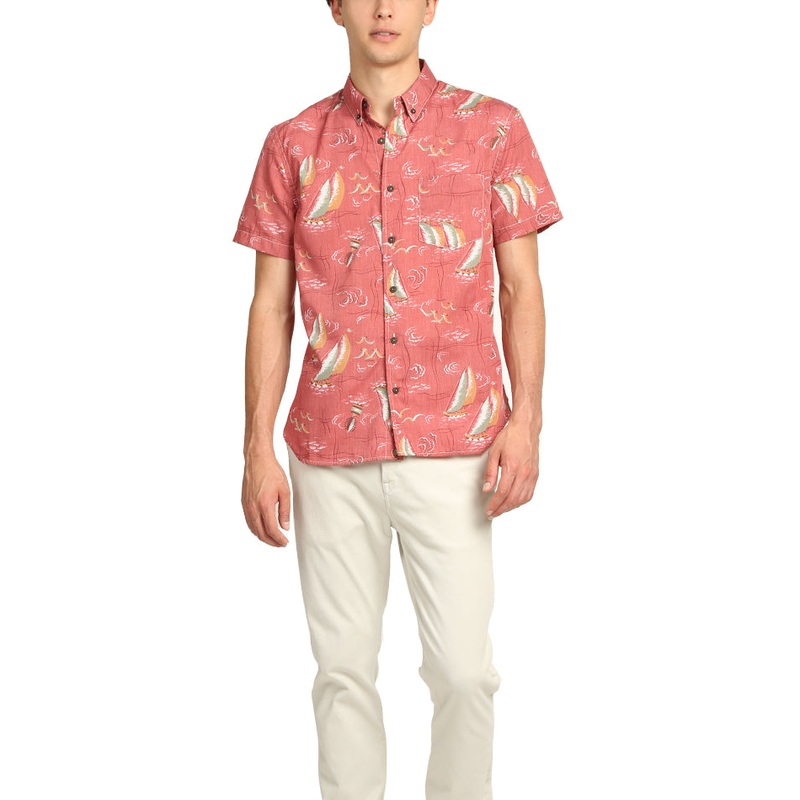 The Bobbin Short Sleeve Shirt Red