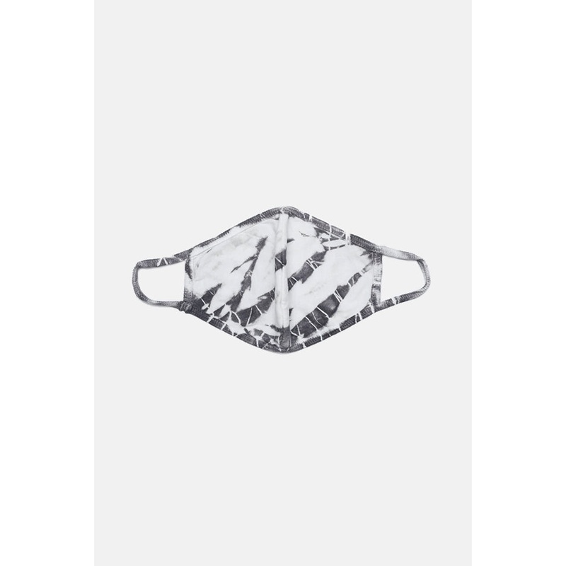 Tie Dye Jersey Mask Black|OS