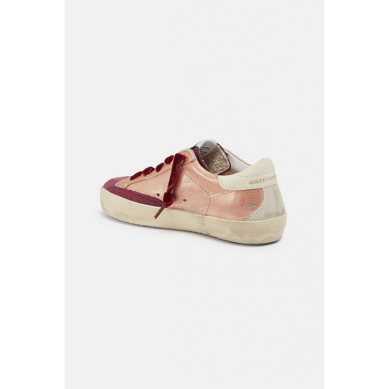Toddler Super-Star Low Top Sneaker Powder Leather/Cream Star
