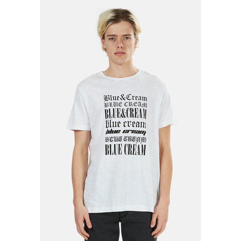 All Over Logo Tee White|XXS|XS|S|M|L|XL|XXL|XXXL