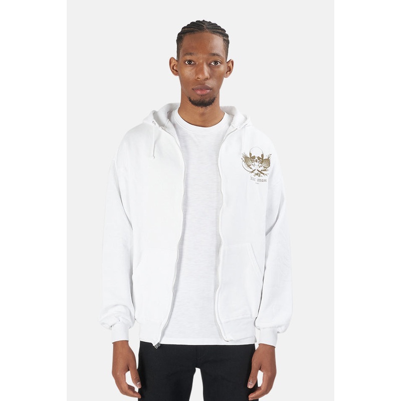 And Gold Skull Hoodie White|XXS|XS|S|M|L|XL|XXL|XXXL