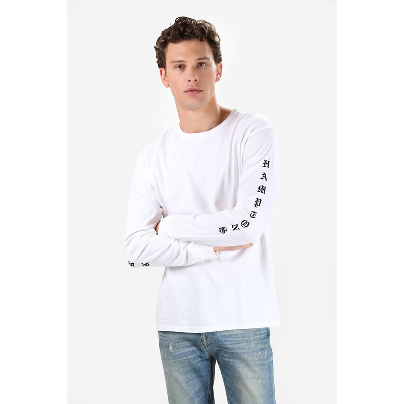 Been Here Forever Long Sleeve Tee White