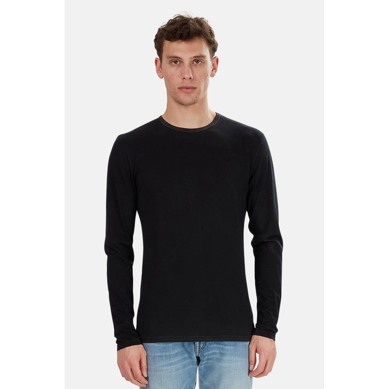 Classic Crew Long Sleeve Shirt Vintage Black