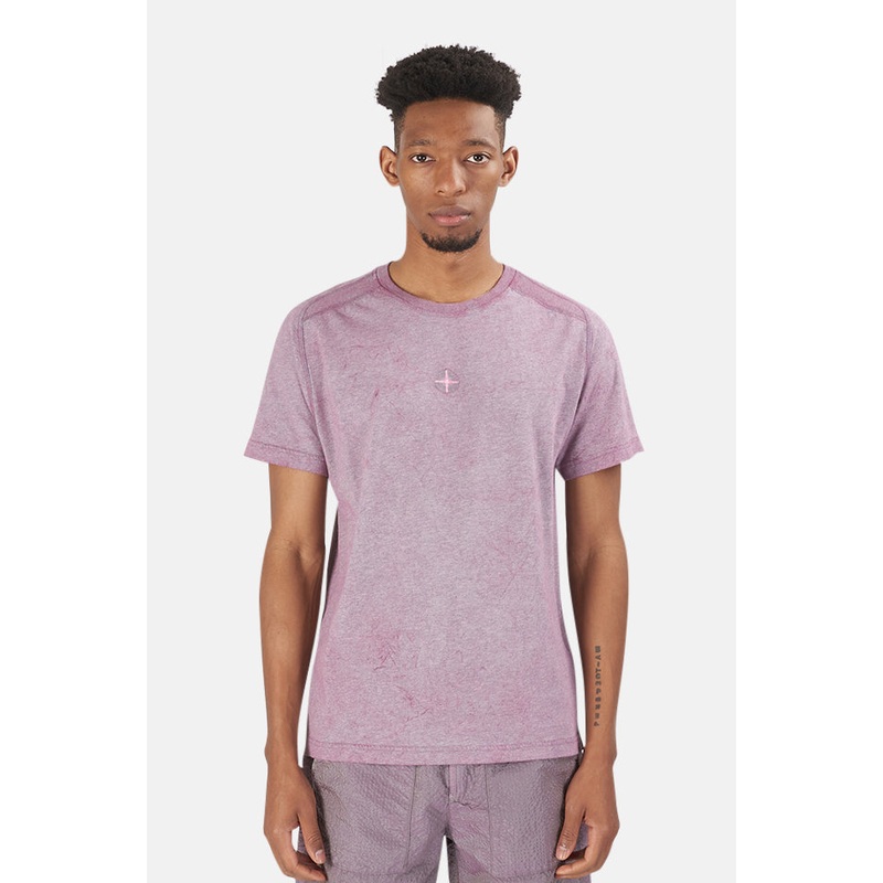 Dust Treatment Tee Cyclamen Melange