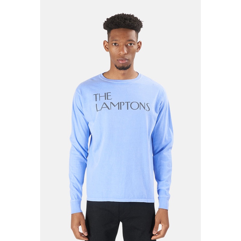 Lamptons Long Sleeve Tee Washed Purple