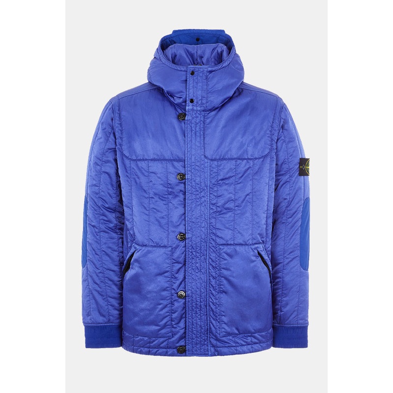 Stone Island Nylon Raso Quilted TC Jacket Periwinkle