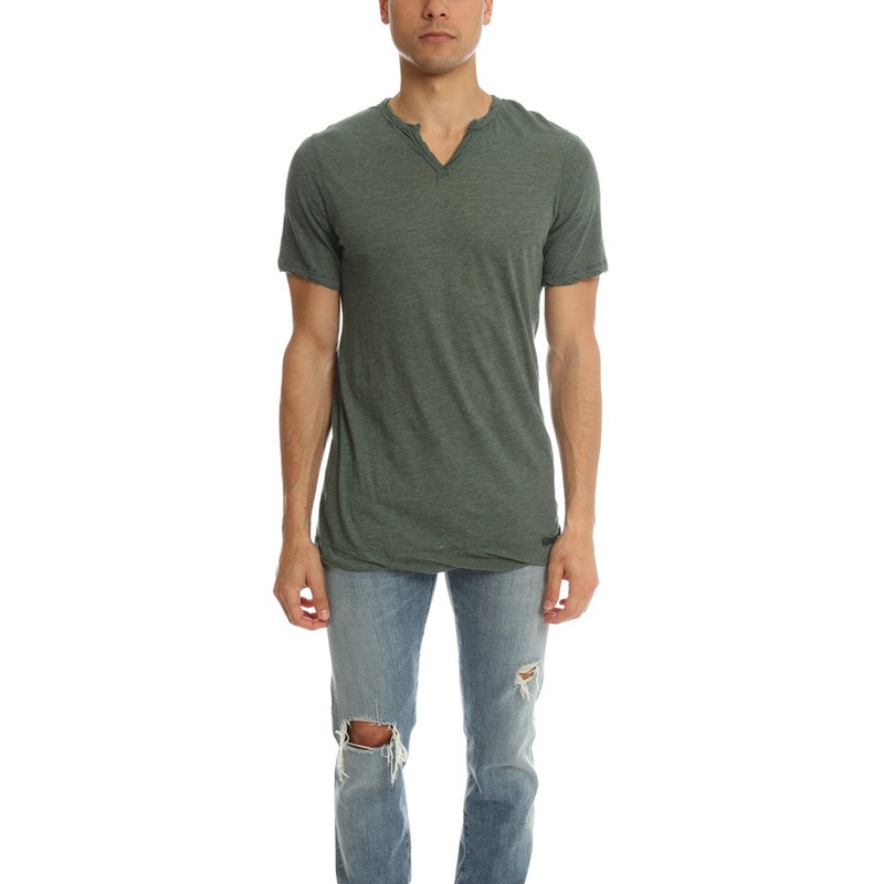 V::Room Green Highsoft Jersey Slit Tee