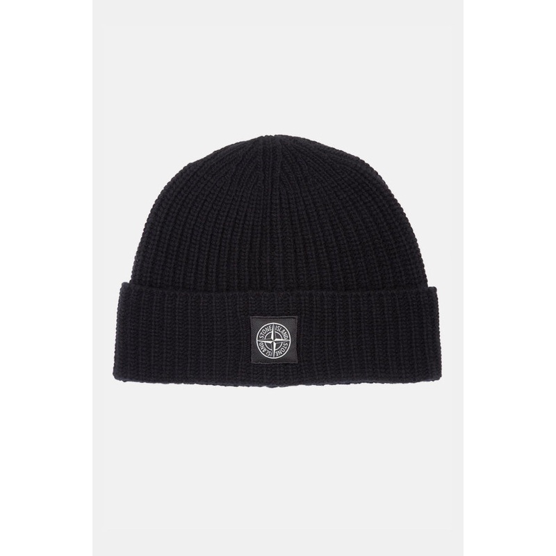 Virgin Wool Beanie Black|OS