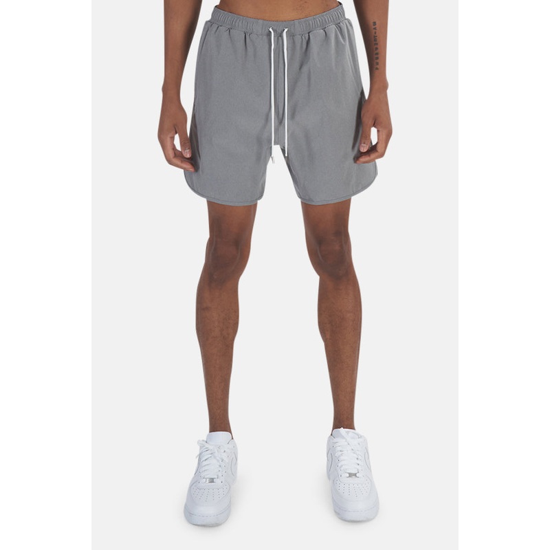 Wheelers.V Medium Grey Heather Monaco Swim Short