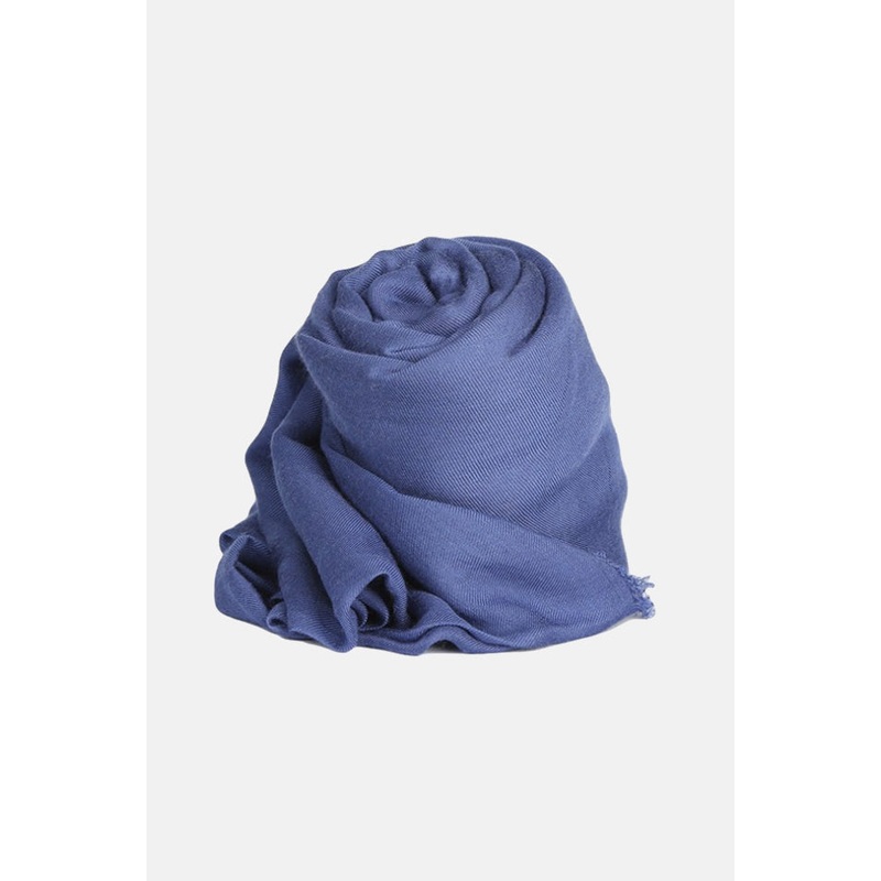Alexander Cashmere Modal Scarf Blue