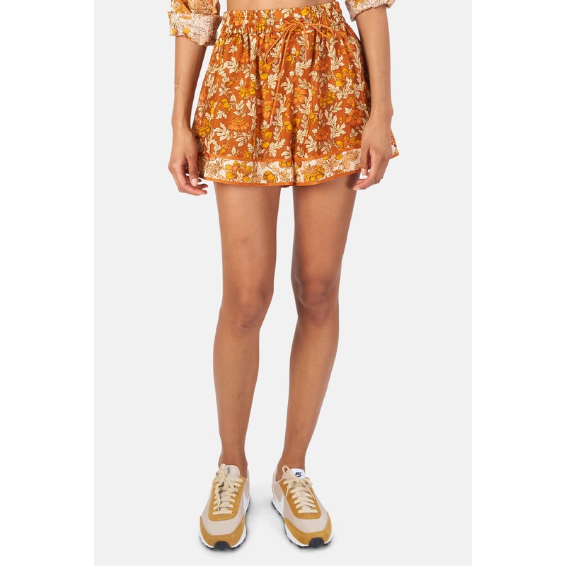 Andie Relaxed Short Terracotta Floral