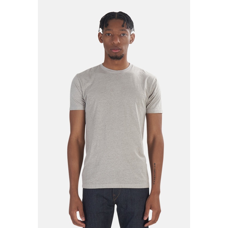 Basic Burnout Tee Light Grey|S|M|L|XL|XXL
