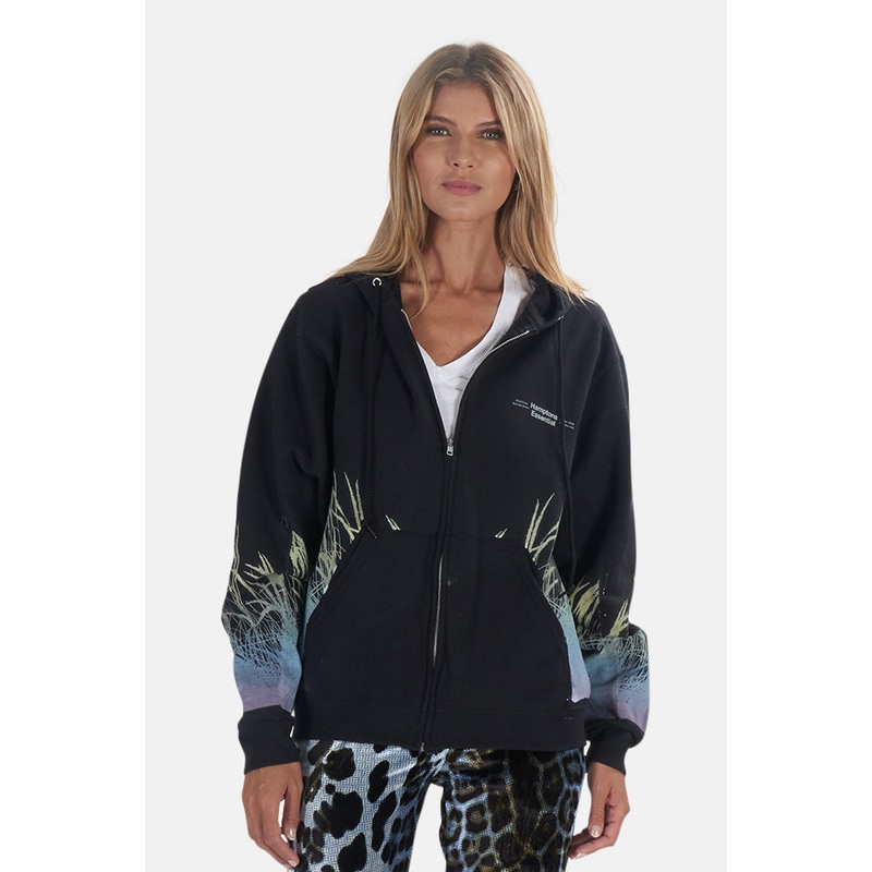 Beach Gradient Hamptons Hoodie Black