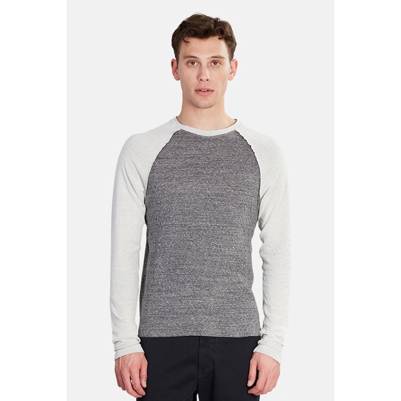Bowery Raglan Charcoal/Cream|XS|S|M|L|XL|XXL|XXXL