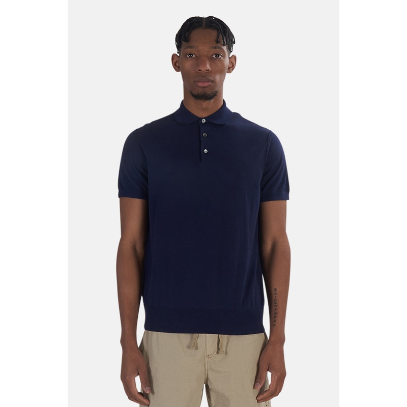 Knit Polo Navy|S|M|L|XL|XXL|XXXL