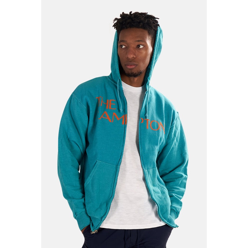 Lamptons Hoodie Teal/Orange|S|M|L|XL