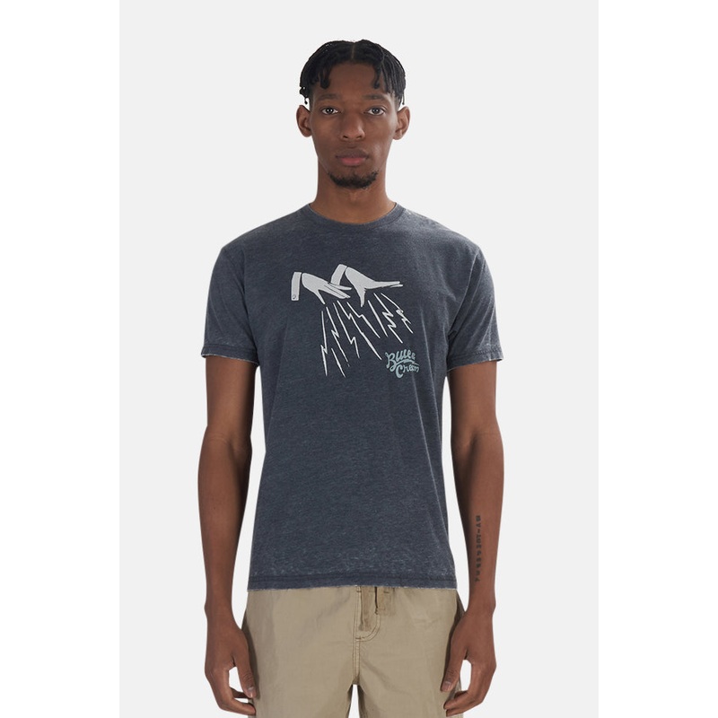 Lighting Hands Tee Charcoal|S|M|L|XL|XXL