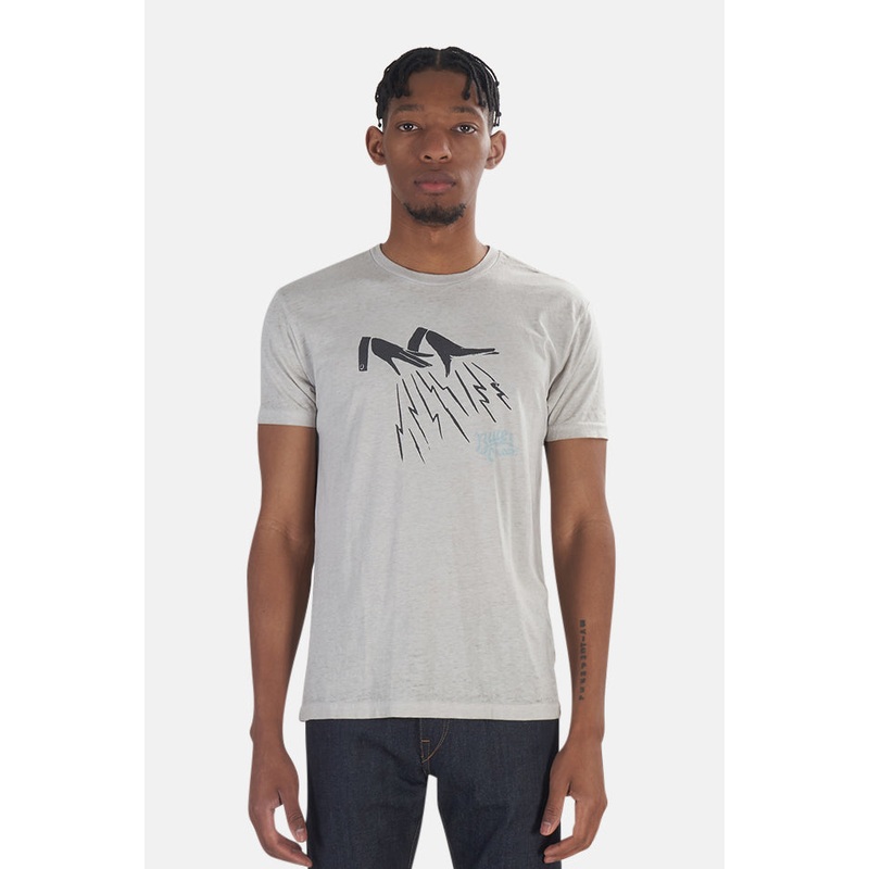Lighting Hands Tee Stone|S|M|L|XL|XXL