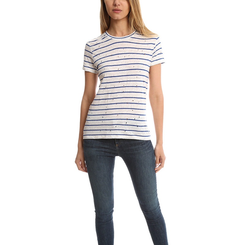 Mina Tee Blue/White|XS|S|M|L