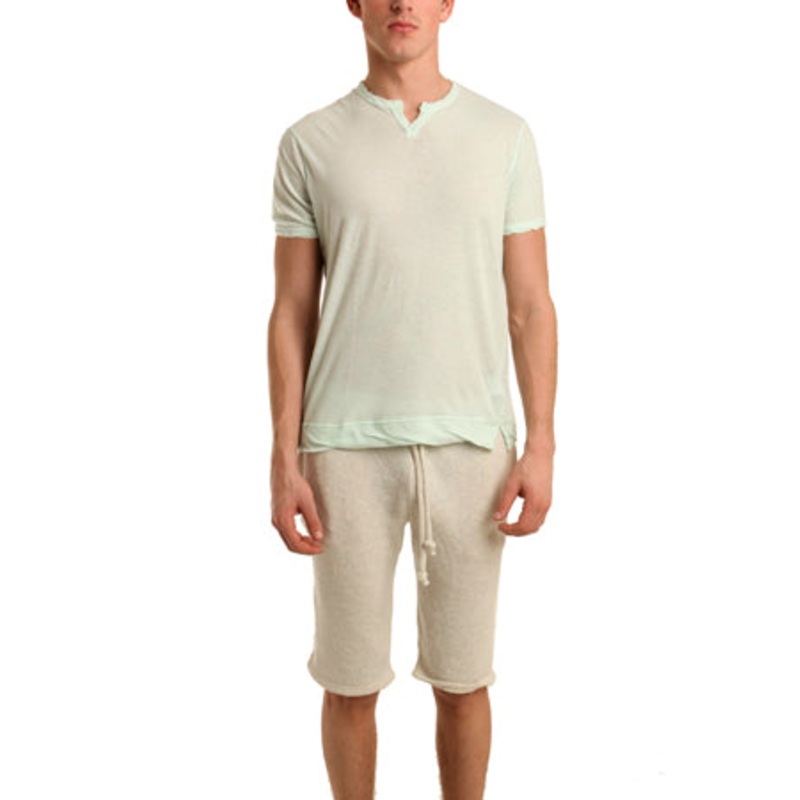 V::ROOM Mint Slit Neck Tee|S|M|L|XL|XXL