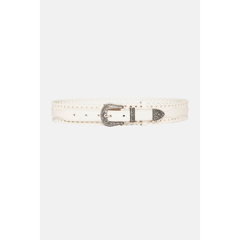 White IRO Westina Belt|75|80|85|90