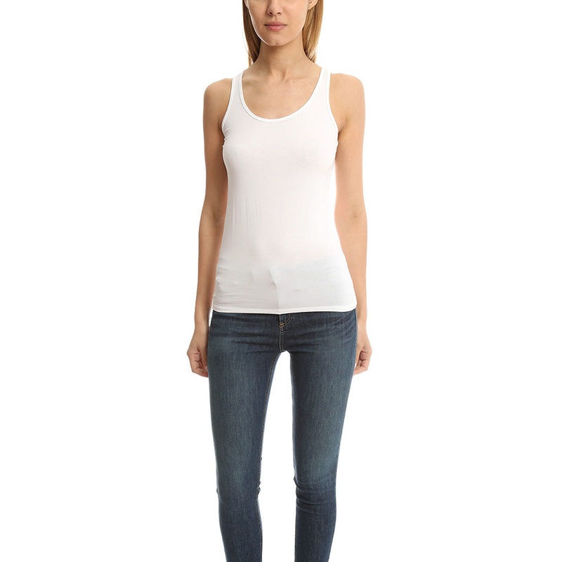 White Majestic Filatures Viscose Cami