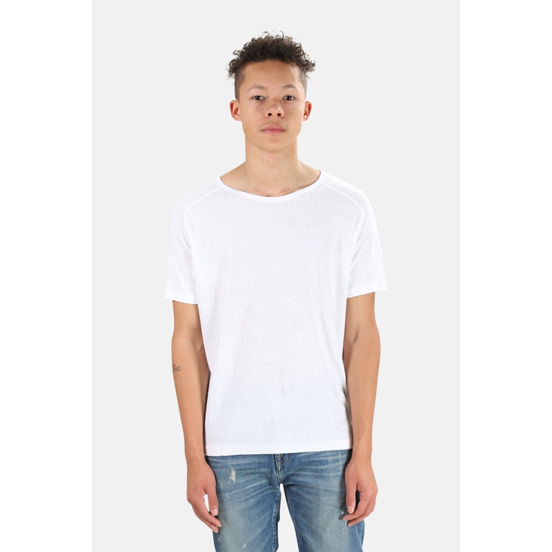 White V::ROOM Basic Crewneck Tee