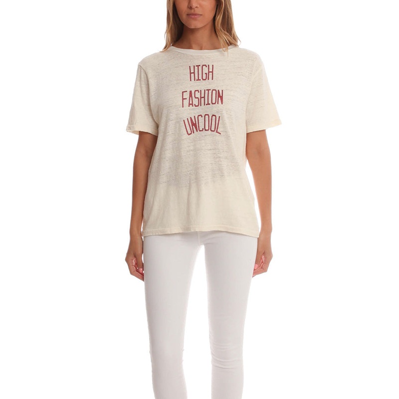 White Via Spare Short Sleeve Crewneck Tee