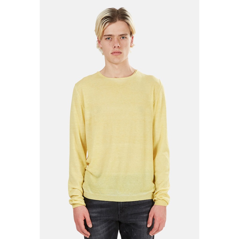 Yellow 120% LINO Cashmere Sweater