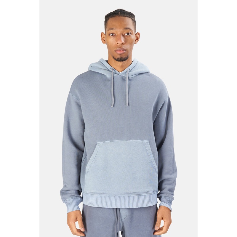 Bronx Hoodie Vintage Natural Blue