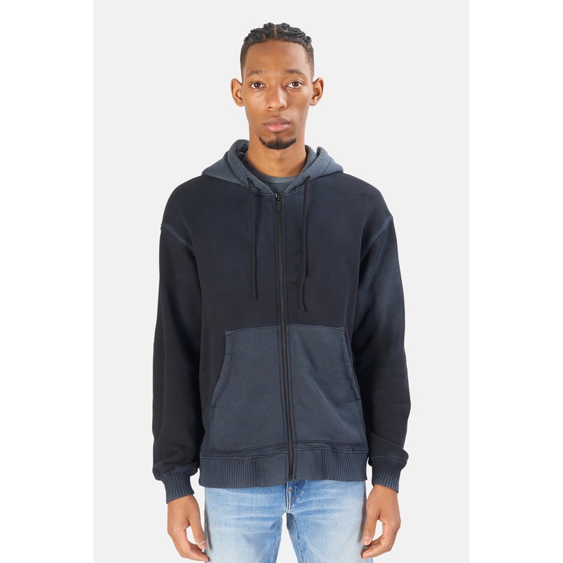 Bronx Zip Hoodie Vintage Black