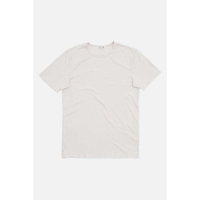 Classic Crewneck Tee Vintage White Stone W/ Grinding