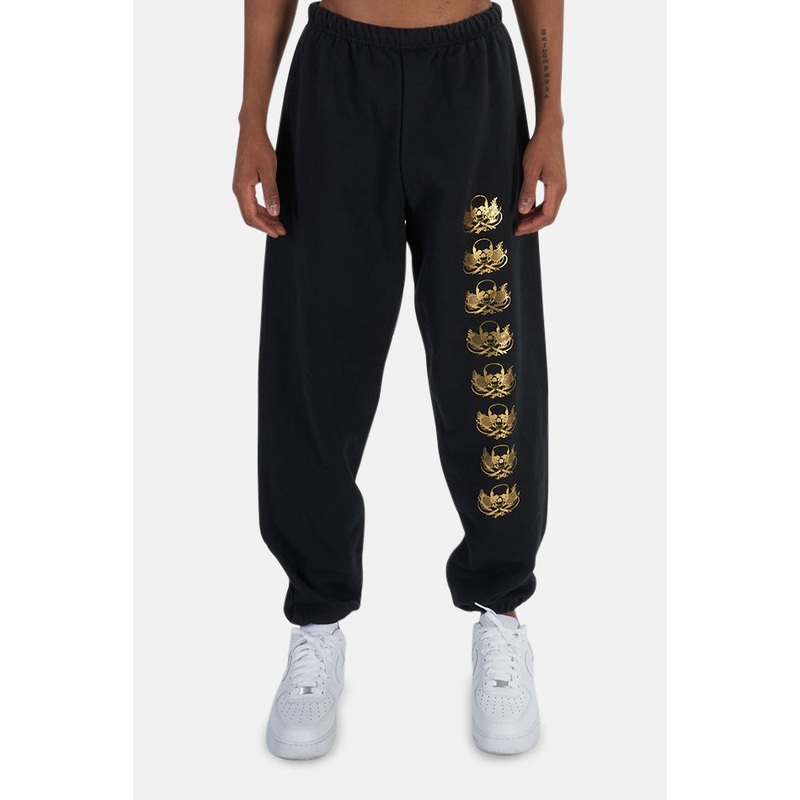 Forever Skull Sweatpants Black/Gold