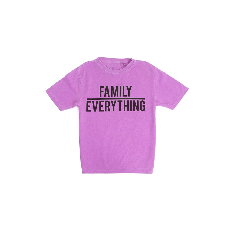 Kids Family Over Everything Purple
