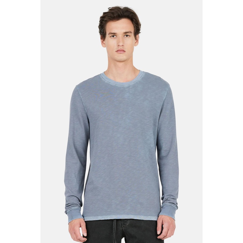 Presley Long Sleeve Shirt Vintage Natural Blue