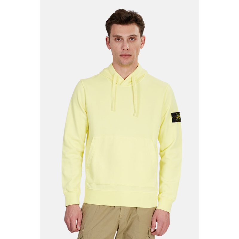 Garment Dyed Fleece Hoodie Lemon
