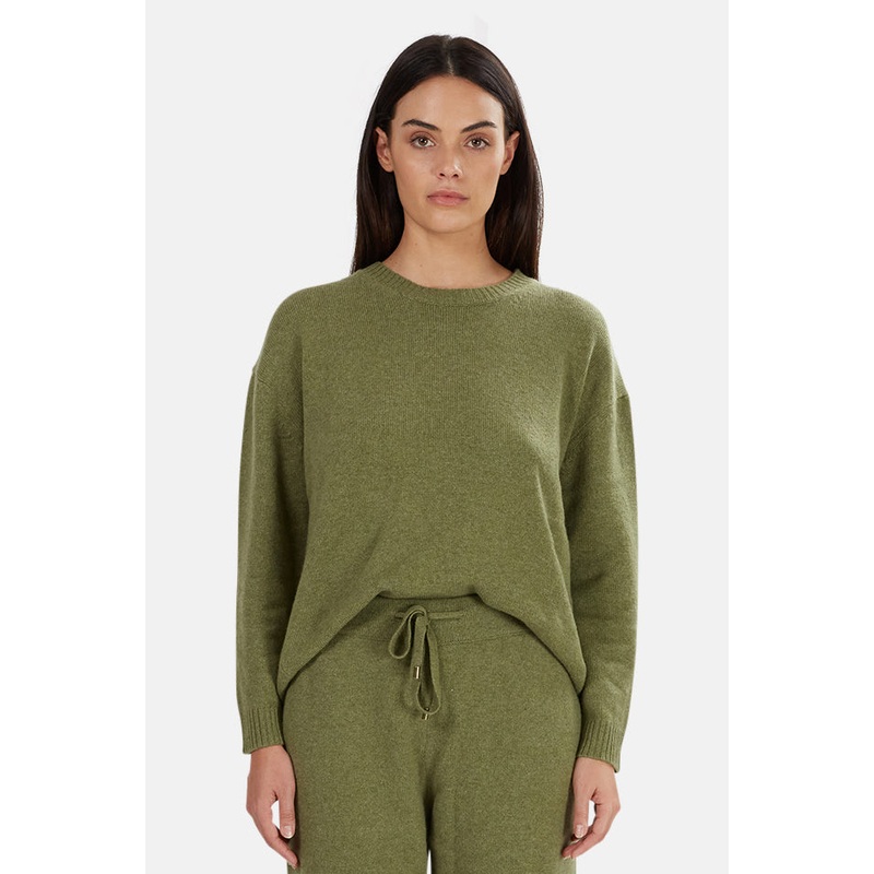 Jackson Cashmere Sweater Army|S|M|L