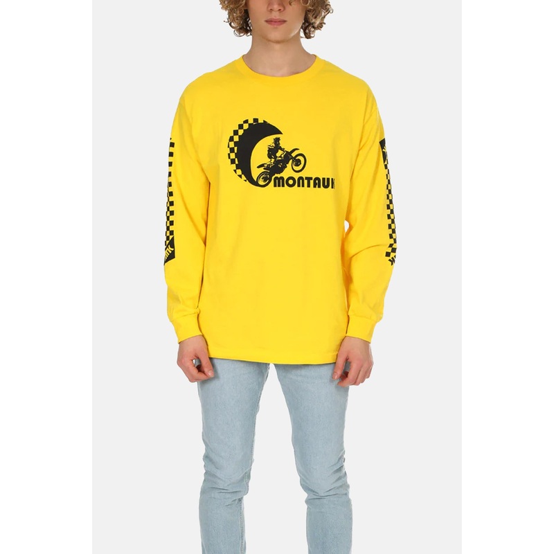 Montauk Long Sleeve Tee Yellow
