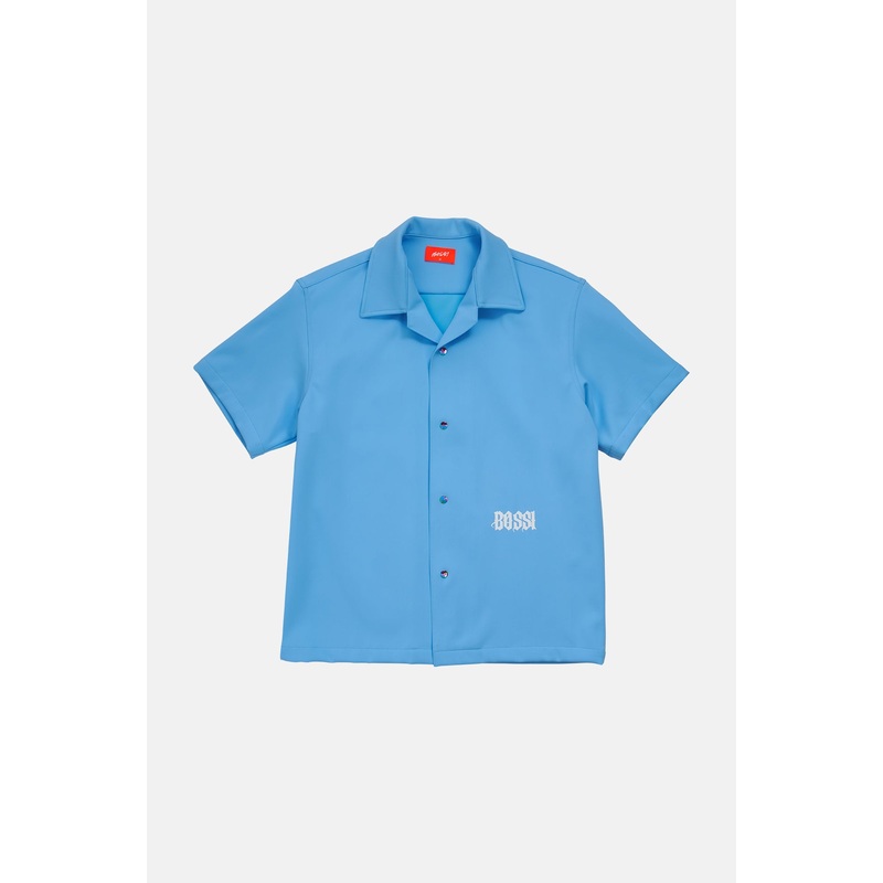 Neoprene Camp Shirt Columbia Blue